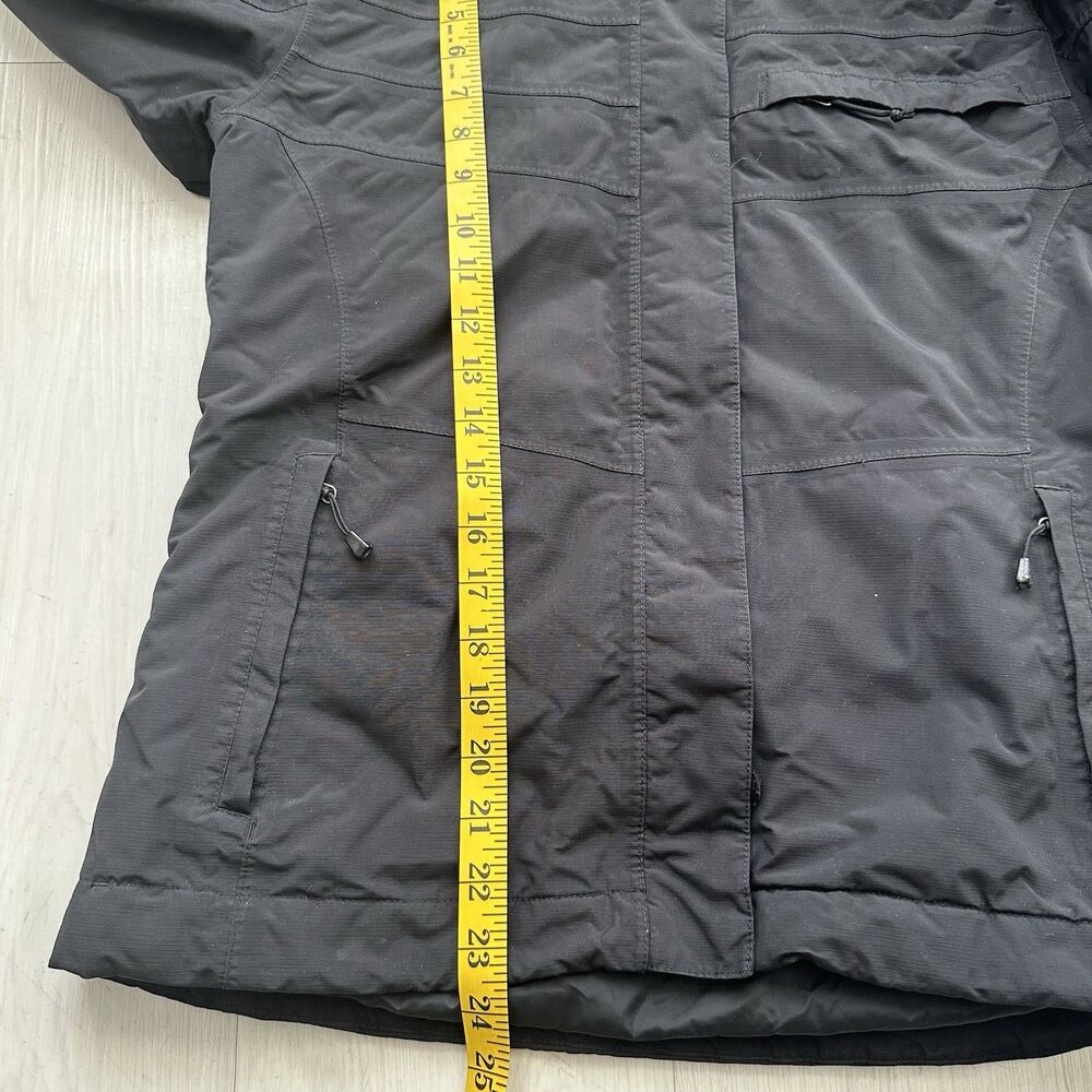 The North Face HyVent Womens Black Hooded Rain Jacket Size M - Picture 10 of 10